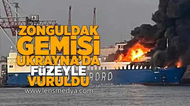 Zonguldak gemisi Ukrayna'da füzeyle vuruldu!