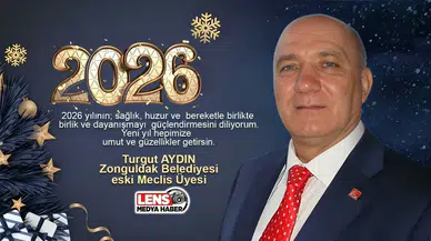 Turgut Aydın'ın yeni yıl mesajı