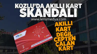 Kozlu'da akıllı kart skandalı!
