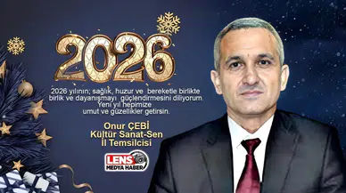 Onur Çebi'nin yeni yıl mesajı