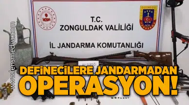 Definecilere Jandarmadan operasyon!