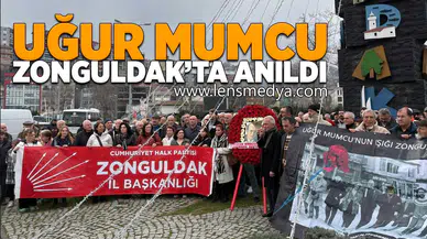 Uğur Mumcu Zonguldak'ta anıldı!