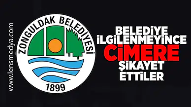 Belediye ilgilenmeyince CİMER'e şikayet ettiler!