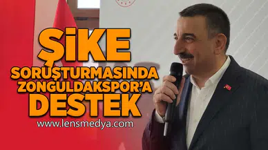 Şike soruşturmasında Zonguldakspor'a destek!