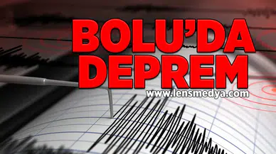 Bolu'da deprem!
