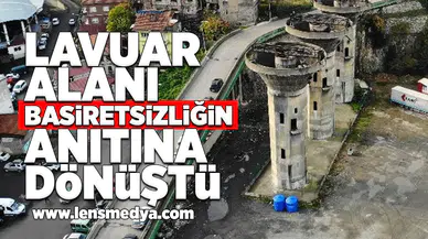 Lavuar alanı basiretsizliğin anıtına dönüştü!