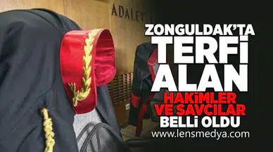 Zonguldak'ta terfi alan hakimler ve savcılar belli oldu