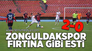 Zonguldakspor fırtına gibi esti!