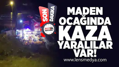 Maden ocağında kaza... Yaralılar var!