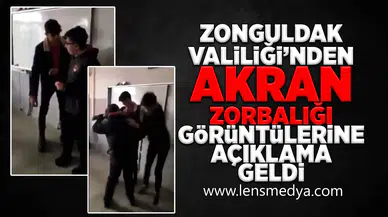 Zonguldak Valiliği'nden sosyal medyadaki akran zorbalığı görüntülerine açıklama geldi