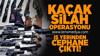 İş yerinden cephane çıktı!