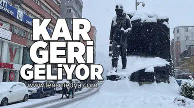 Kar geri geliyor!