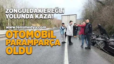 Zonguldak - Ereğli yolunda kaza!