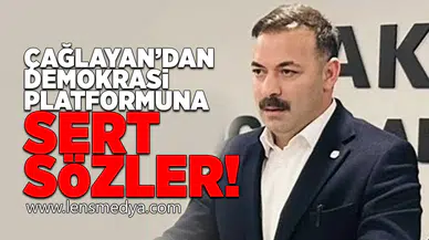 Çağlayan'dan demokrasi platformuna sert sözler!