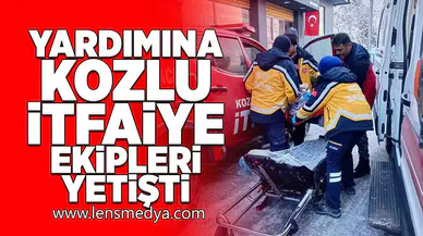 Yardımına Kozlu İtfaiye ekipleri yetişti!