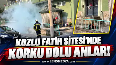 Kozlu Fatih Sitesi'nde korku dolu anlar!