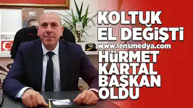 Koltuk el değişti... Hürmet Kartal başkan oldu!
