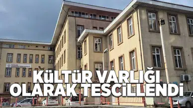 Kültür varlığı olarak tescillendi!