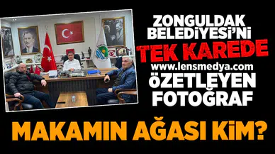 Zonguldak Belediyesi'ni tek karede özetleyen fotoğraf!
