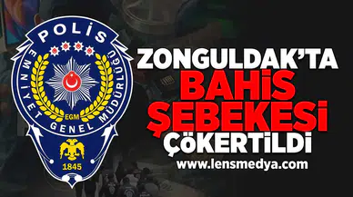 Zonguldak'ta bahis şebekesi çökertildi!