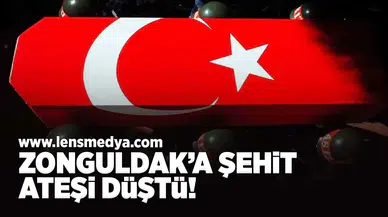 Zonguldak'a şehit ateşi düştü!