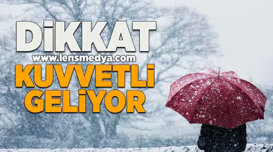 Dikkat! Kuvvetli geliyor!