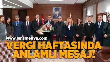 Vergi haftasında anlamlı mesaj!