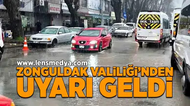 Zonguldak Valiliği'nden uyarı geldi!
