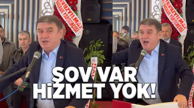 Şov var hizmet yok!