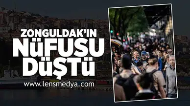 Zonguldak'ın nüfusu düştü!