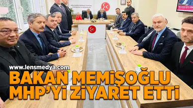 Bakan Memişoğlu MHP'yi ziyaret etti!