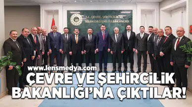 Çevre, Şehircilik ve İklim Değişikliği Bakanlığı'na çıktılar!