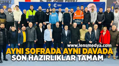 "Aynı sofrada, aynı davada" iftarı için son hazırlıklar tamamlandı!