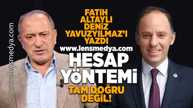 Fatih Altaylı Deniz Yavuzyılmaz'ı yazdı...