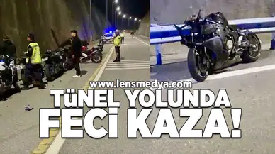 Tünel yolunda feci kaza!