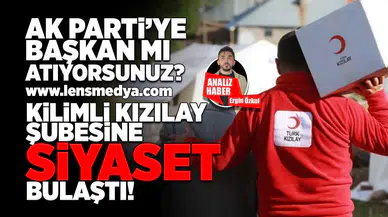 Kilimli Kızılay Şubesi'ne "SİYASET" bulaştı!