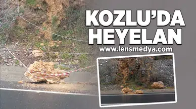 Kozlu'da heyelan!