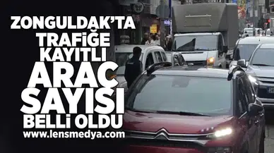 Zonguldak'ta trafiğe kayıtlı araç sayısı belli oldu!