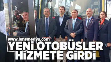 Yeni otobüsler hizmete girdi!