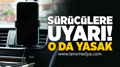Sürücülere uyarı!