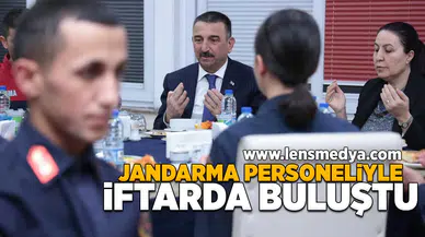 Vali Hacıbektaşoğlu Jandarma Personeliyle İftarda Buluştu