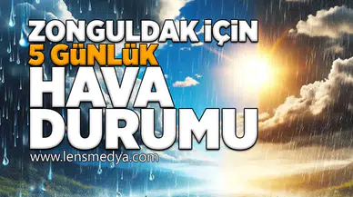 Zonguldak için 5 günlük hava durumu!