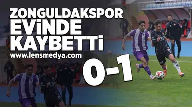 Zonguldakspor evinde kaybetti!