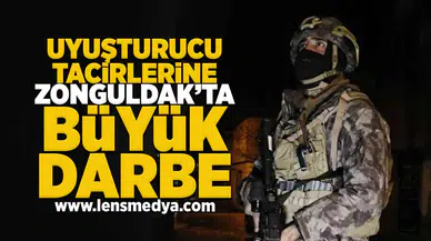Uyuşturucu tacirlerine Zonguldak'ta büyük darbe!