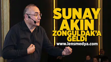 Sunay Akın Zonguldak'a geldi!
