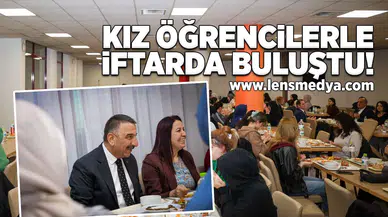 Vali Hacıbektaşoğlu kız öğrencilerle iftarda buluştu.