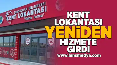 Kent lokantası yeniden hizmete girdi