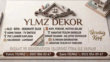 YLMZ Dekor ile İnşaat ve Dekorasyonda Profesyonel Hizmet
