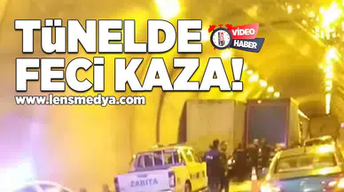 Tünelde feci kaza!