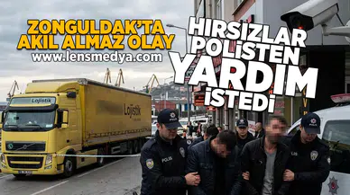 Zonguldak'ta akıl almaz olay... Hırsızlar polisten yardım istedi!